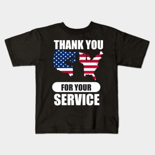 not just today but every single day thank you veterans Kids T-Shirt